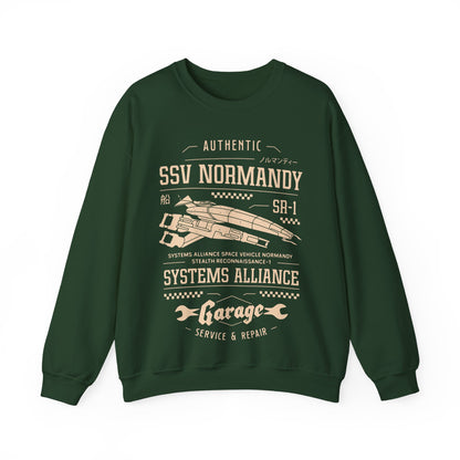 Ssv Normandy Garage Unisex Crewneck Sweatshirt