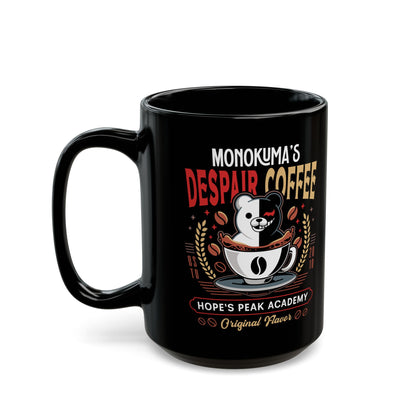 Hopes Peak Academy Coffee Crest Black Mug