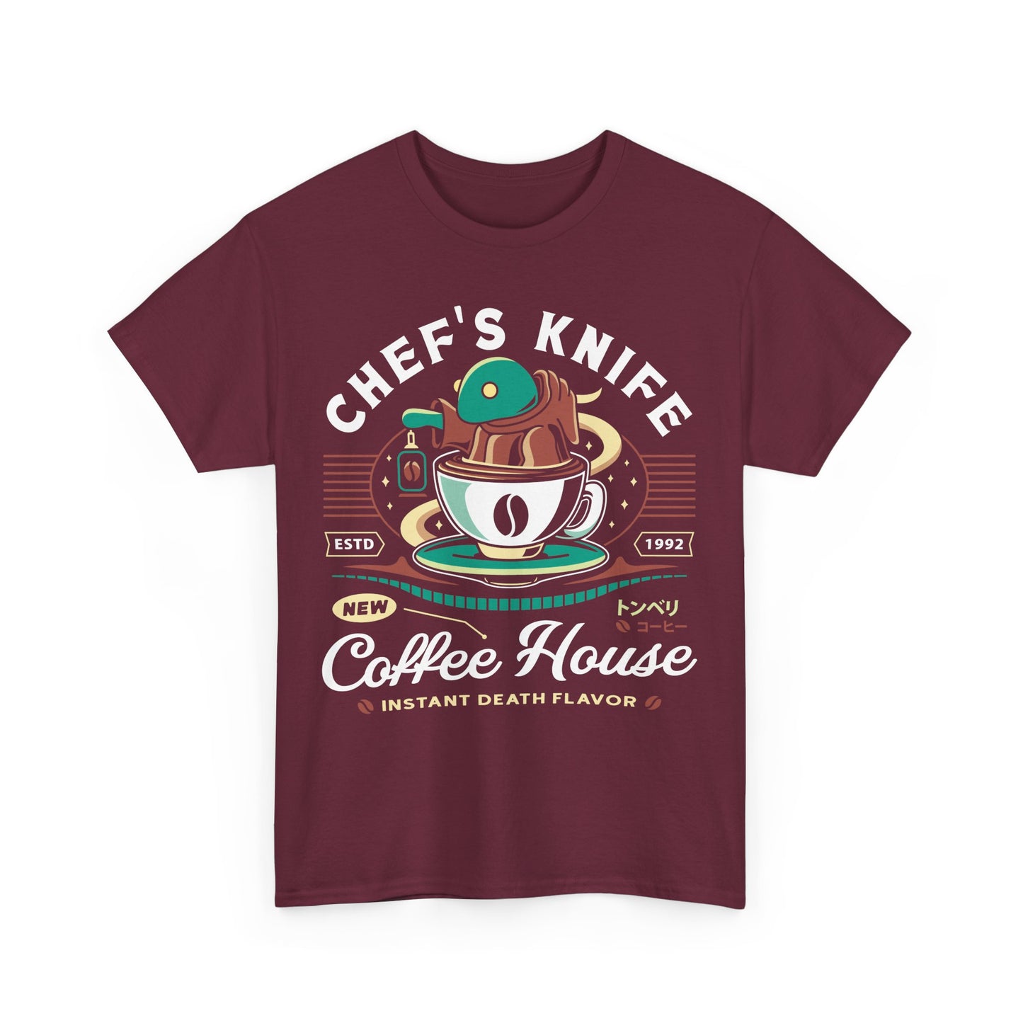 Chefs Knife Coffee Crest Unisex T-Shirt