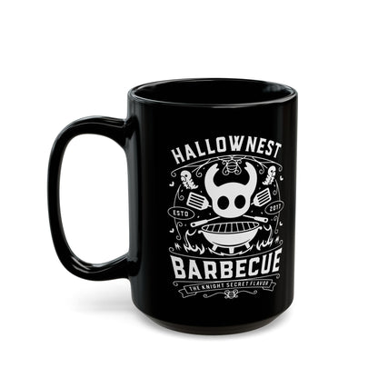 Hallownest Barbecue Emblem Black Mug