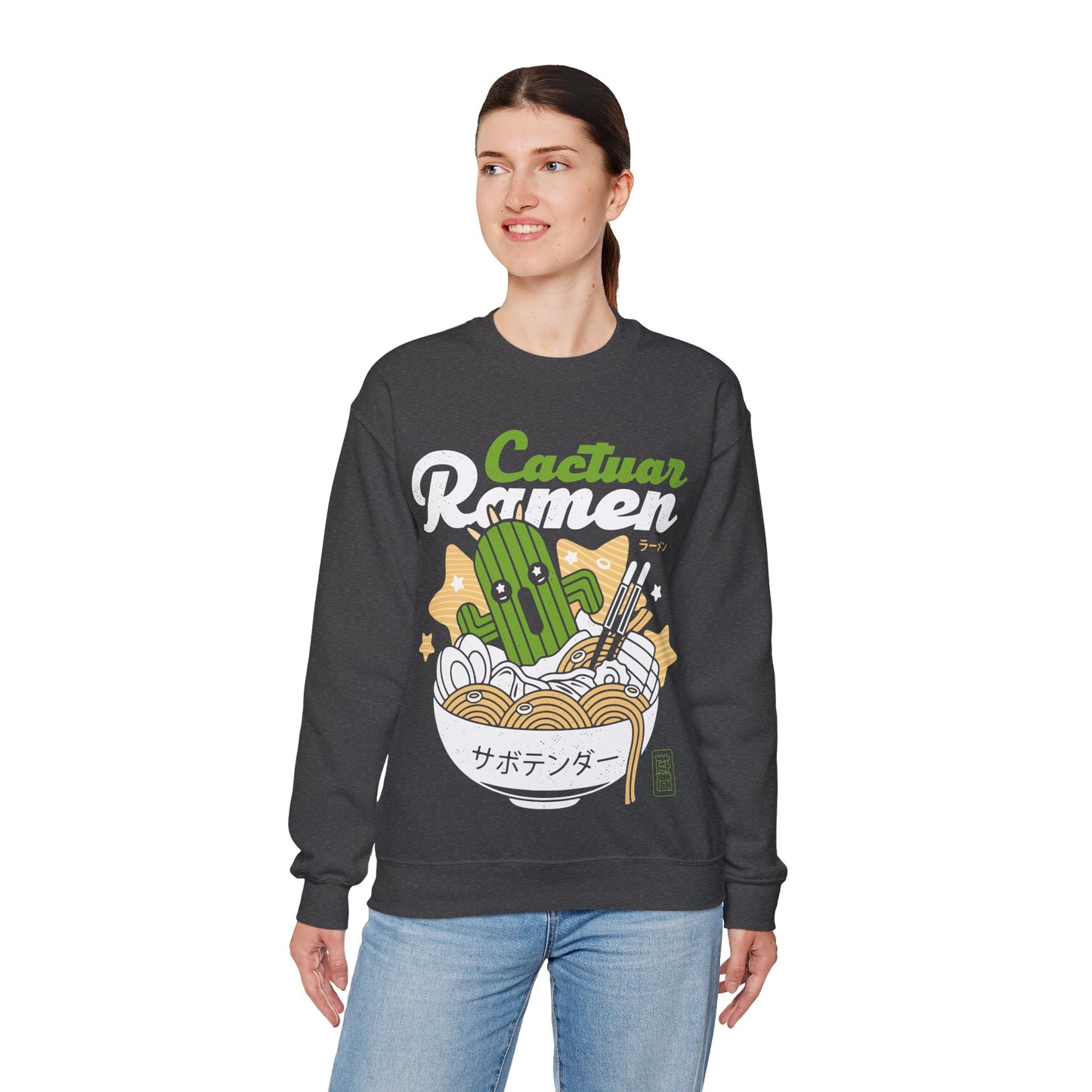 Cactuar Ramen Aesthetic Unisex Crewneck Sweatshirt