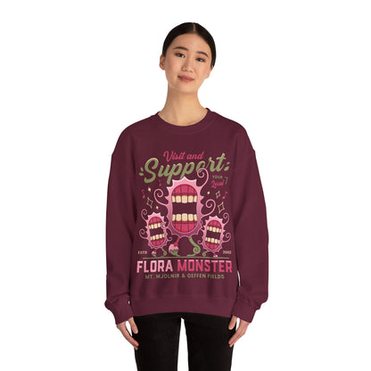 Support Geffen Field Flora Crewneck Sweatshirt