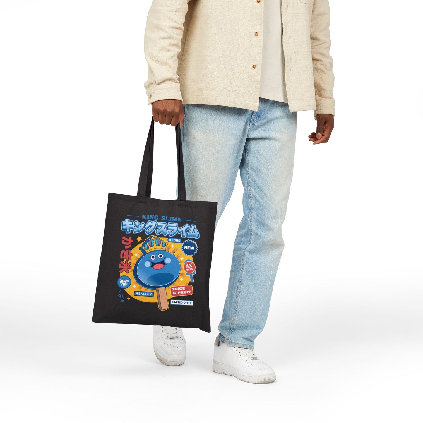 King Slime Ice Cream Tote Bag