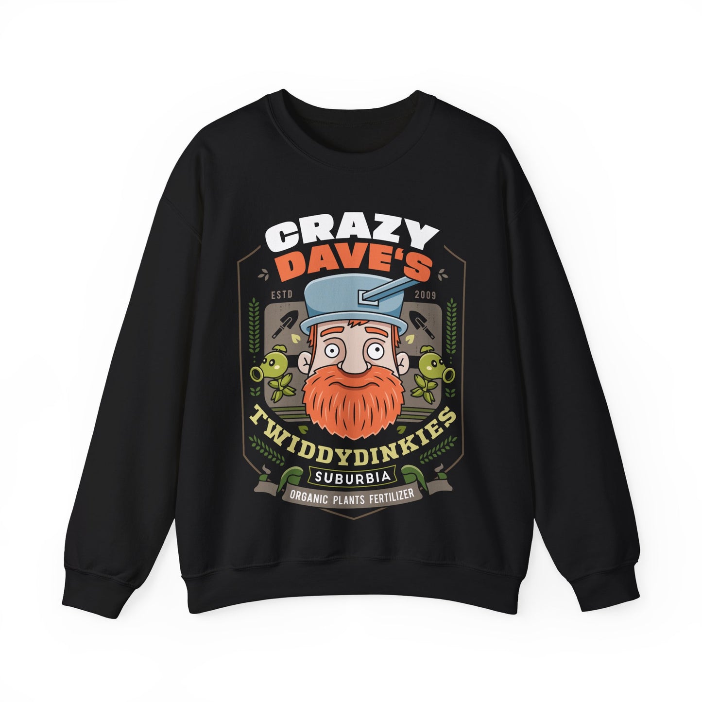 Crazy Dave Fertilizer Vintage Crewneck Sweatshirt