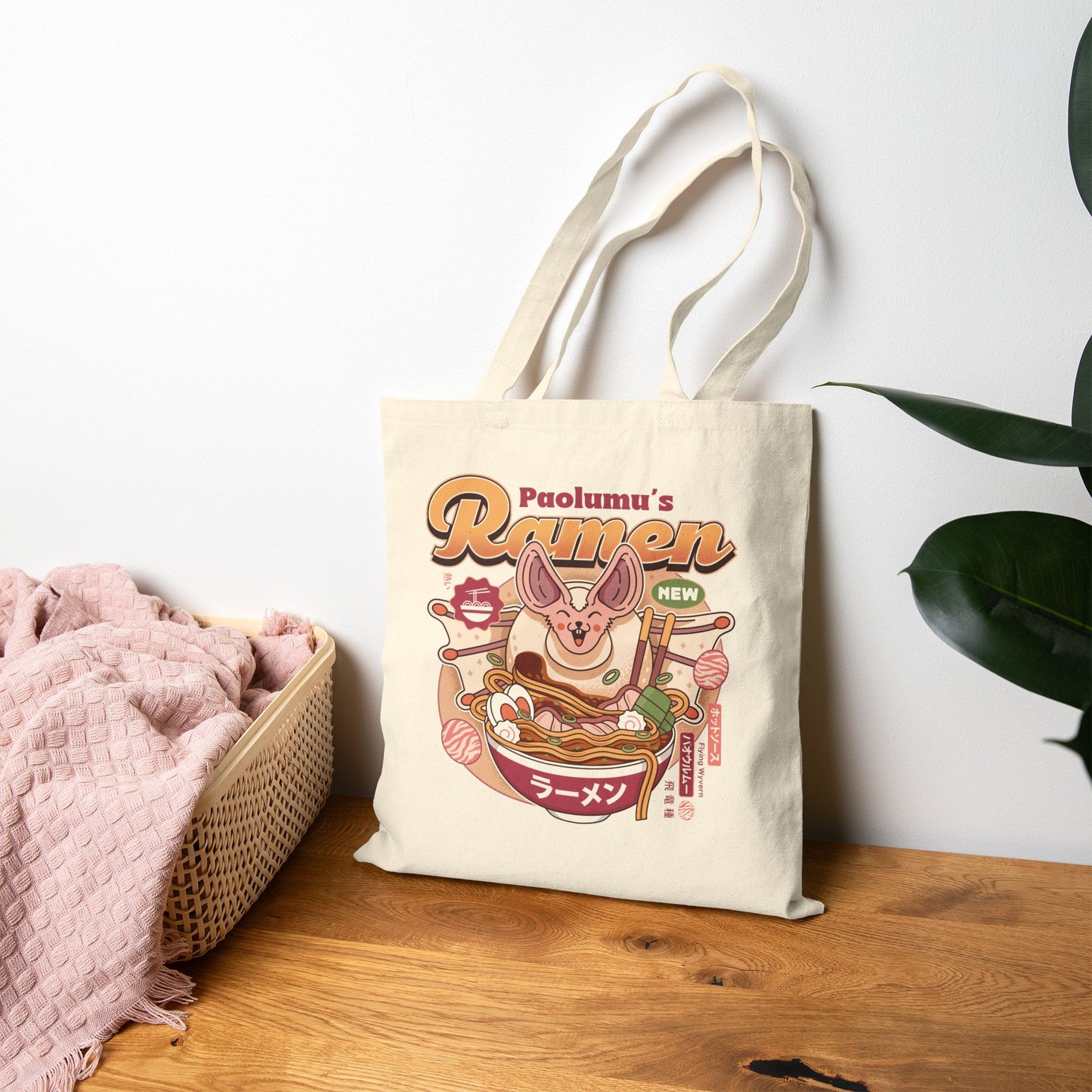 Paolumu Ramen Vintage Tote Bag