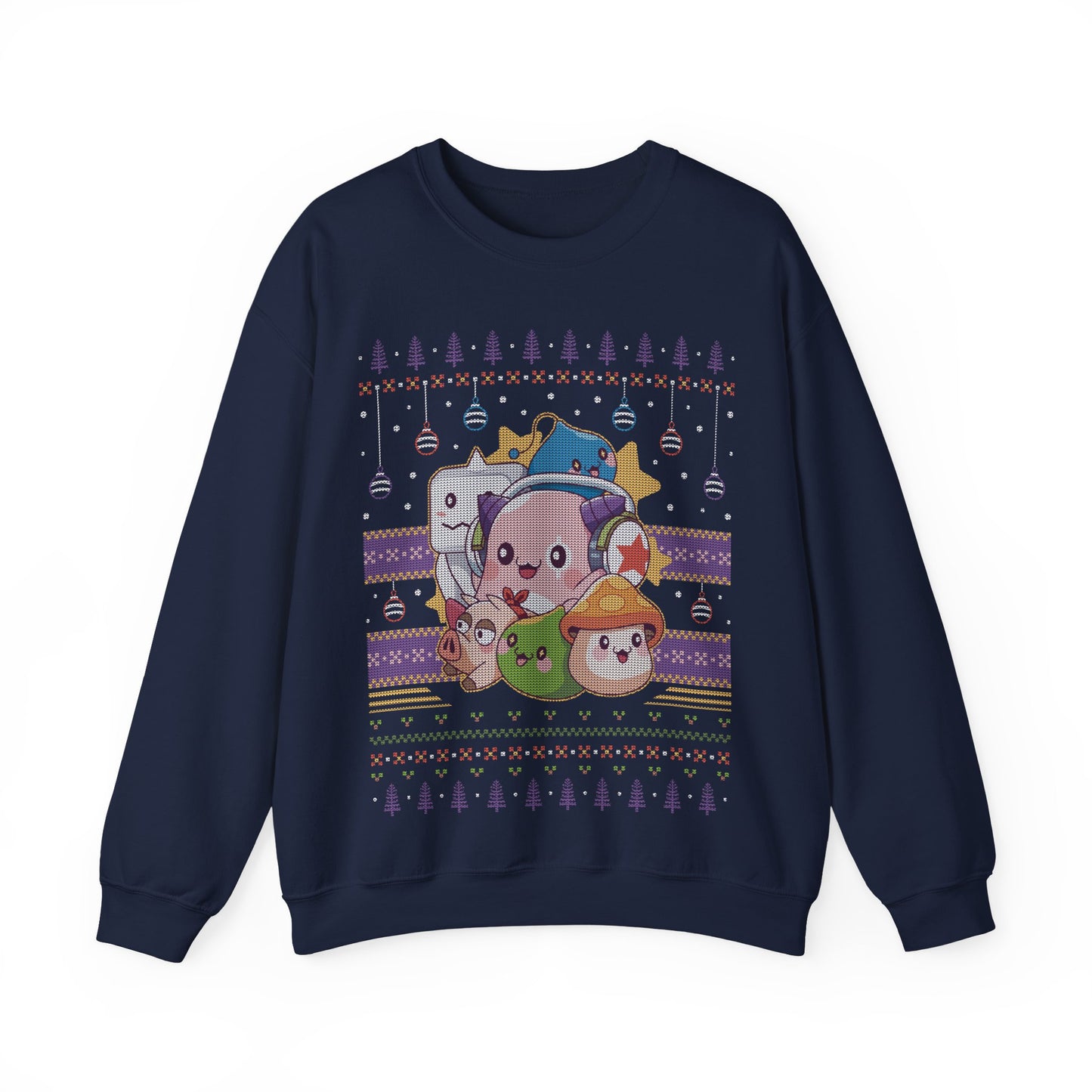 Maple World Ugly Sweater Unisex Crewneck Sweatshirt