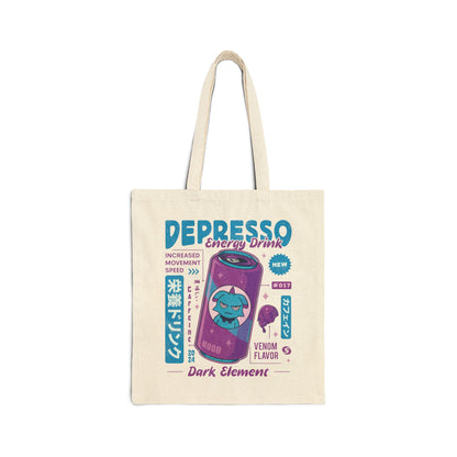 Depresso Energy Drink Canvas Tote Bag