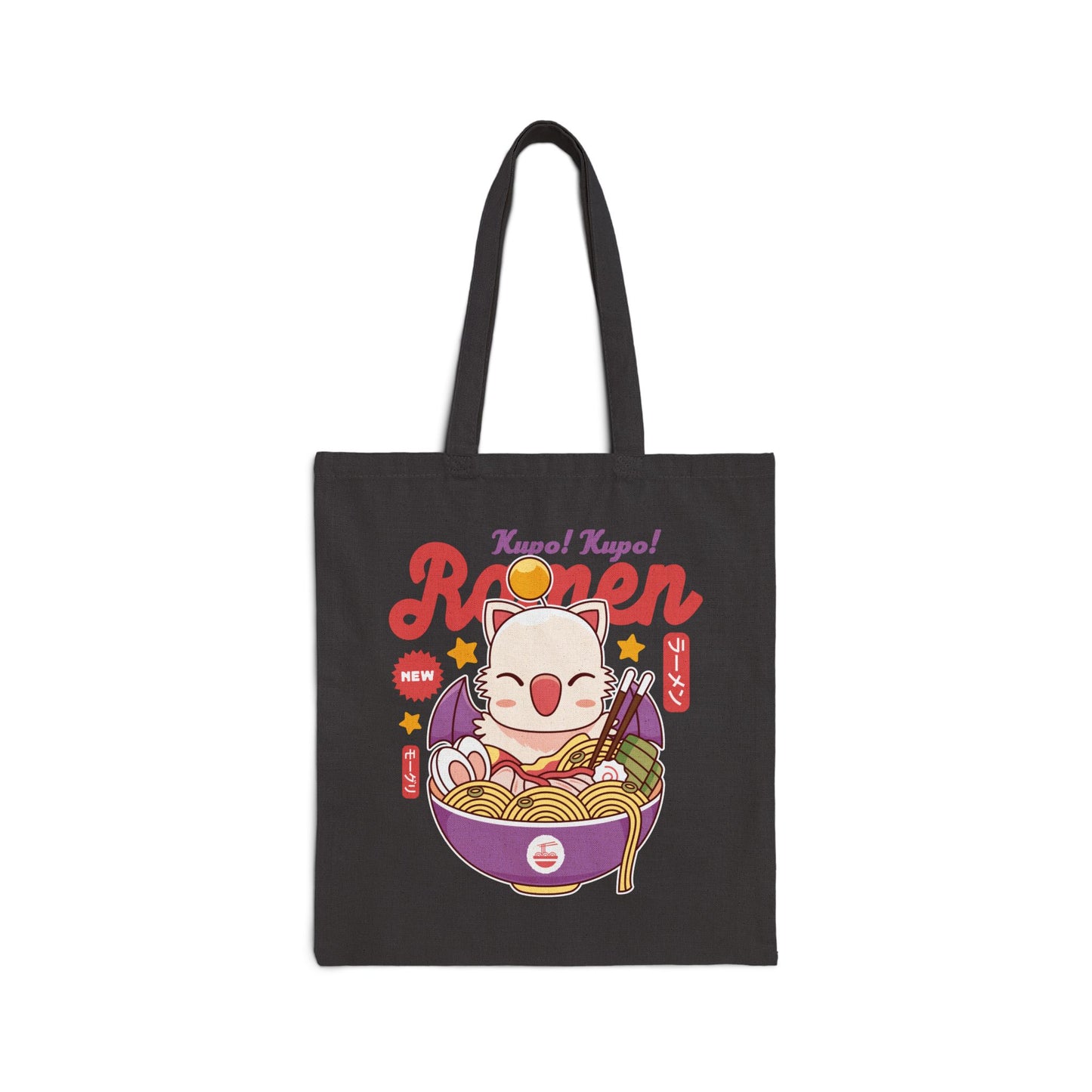 Moogle Kupo Ramen Canvas Tote Bag