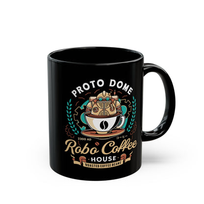 Proto Dome Robo Coffee Crest Black Mug