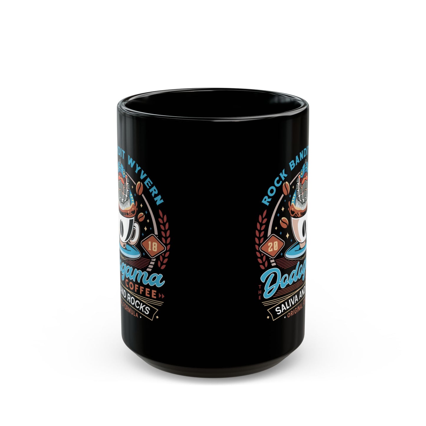 Dodogama Coffee Emblem Black Mug