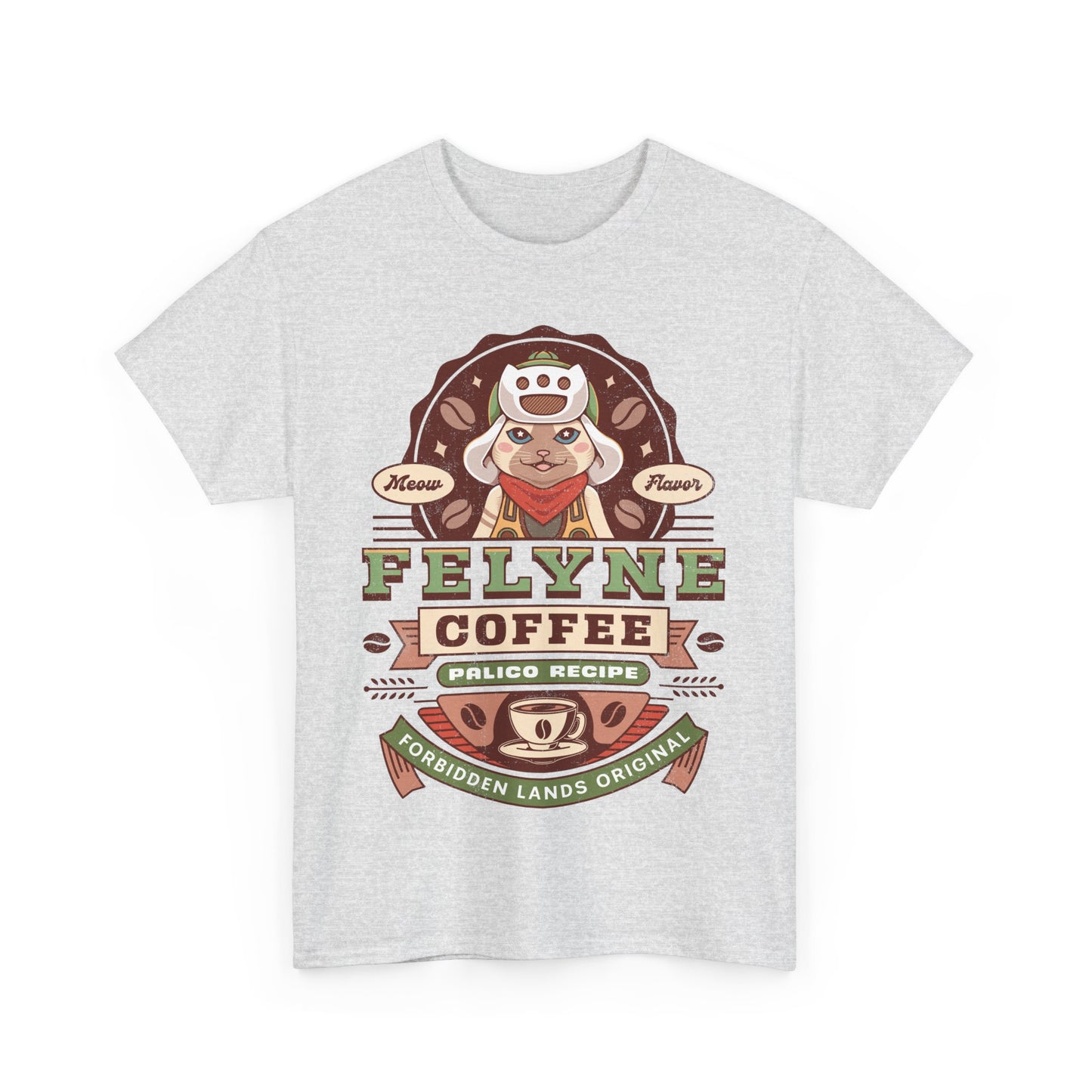 Felyne Palico Coffee Vintage Unisex T-Shirt