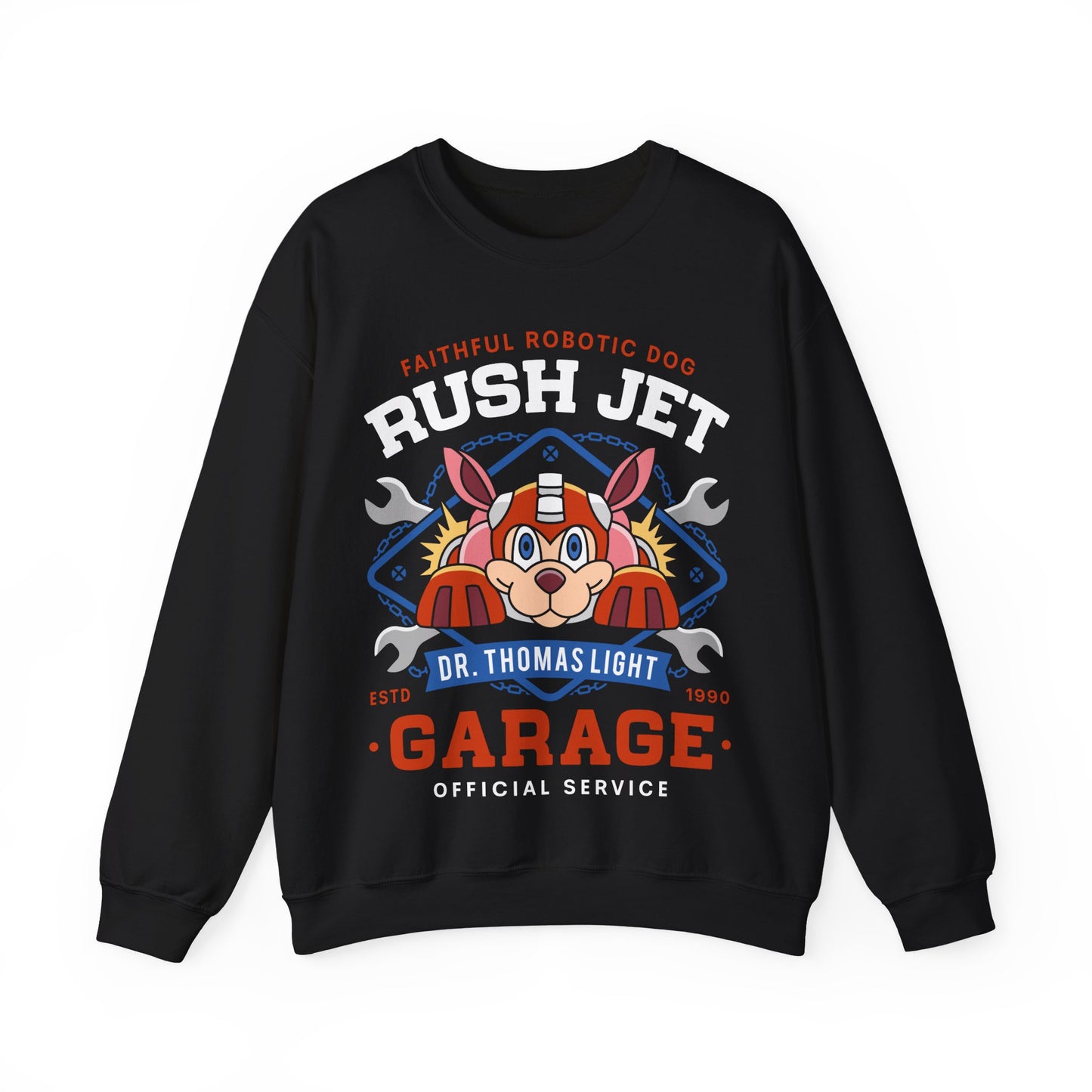 Dr Thomas Light Garage Crewneck Sweatshirt