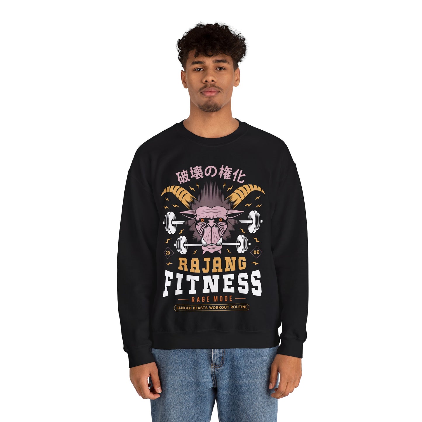 Rajang Fitness Unisex Crewneck Sweatshirt