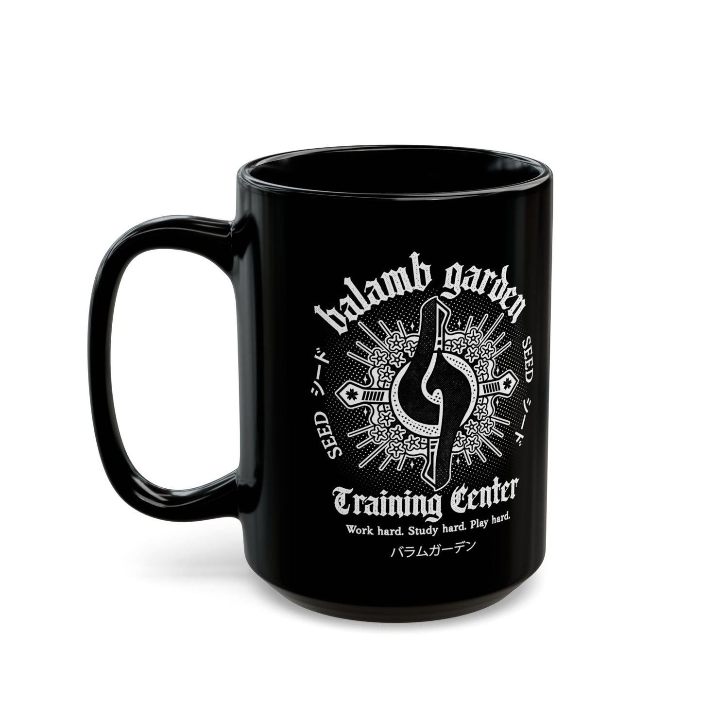 Balamb Garden Training Center Black Mug