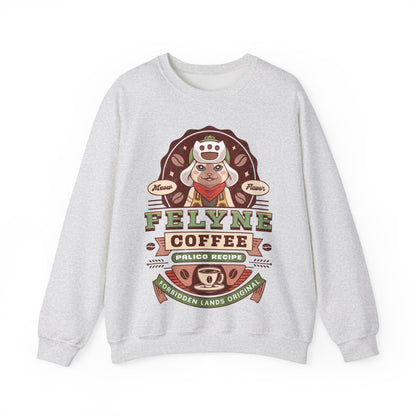 Felyne Palico Coffee Vintage Unisex Crewneck Sweatshirt