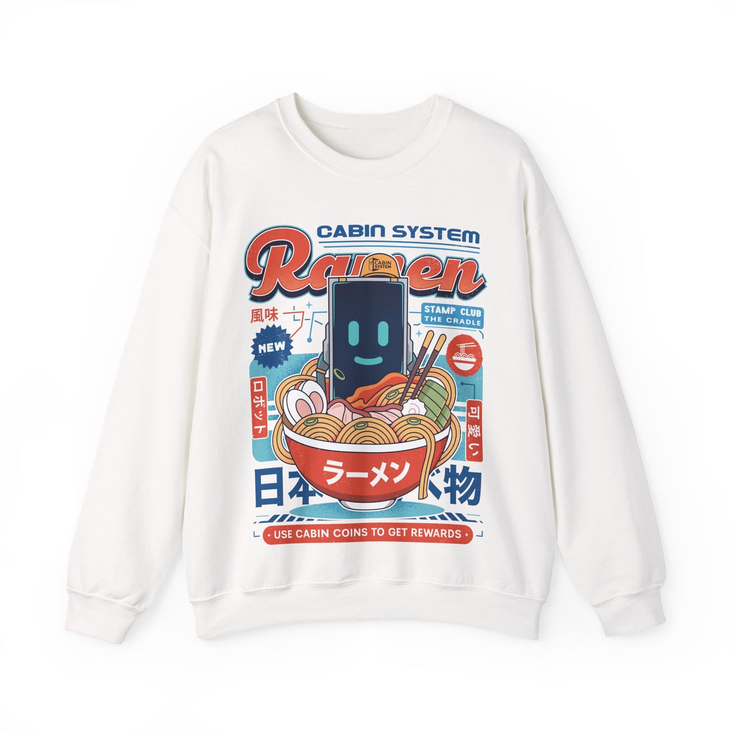 Cabin Coins Ramen Vintage Crewneck Sweatshirt