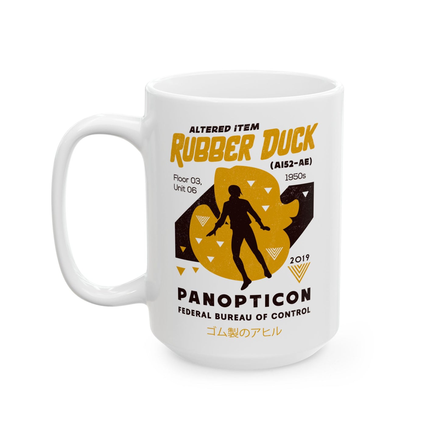 Rubber Duck Altered Item Ceramic Mug