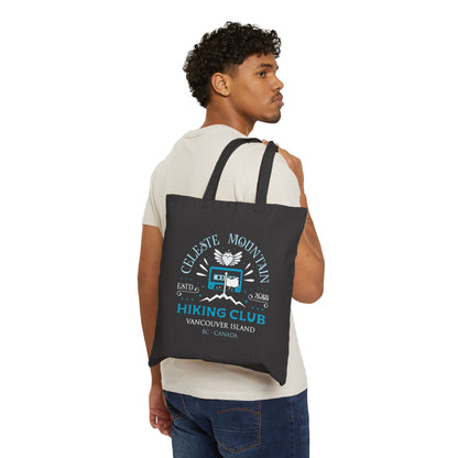 Celeste Mountain Hiking Club Canvas Tote Bag