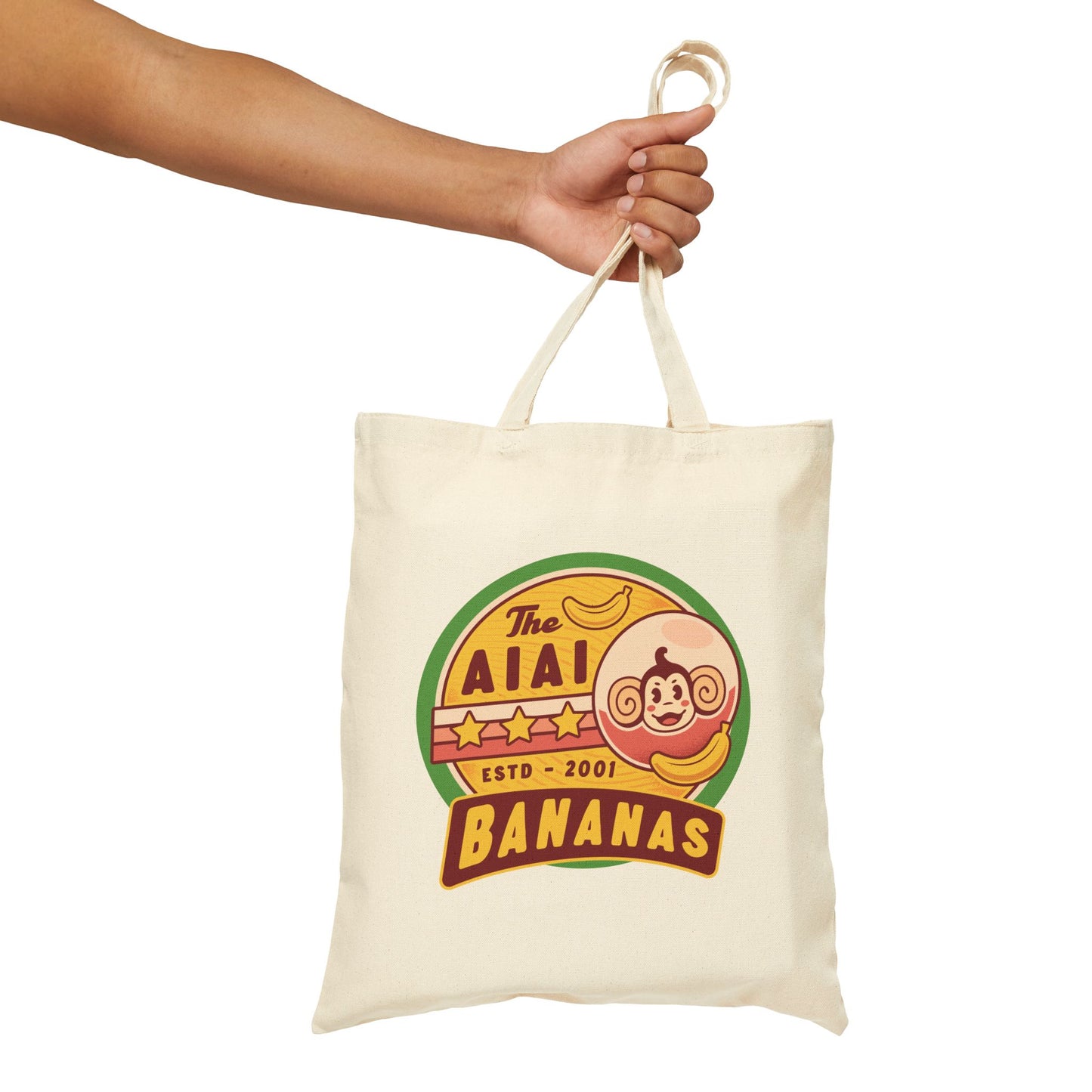 Aiai Bananas Emblem Canvas Tote Bag