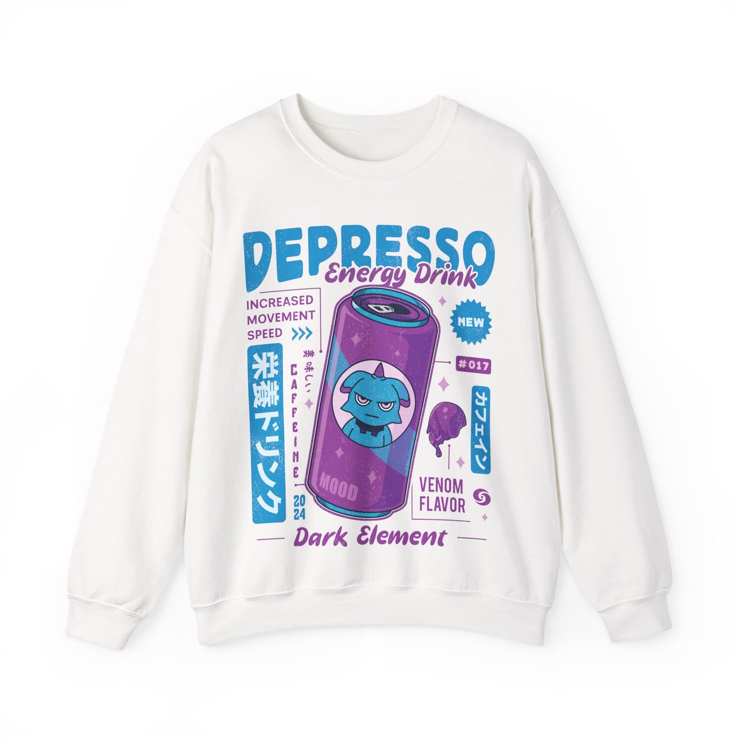 Depresso Energy Drink Unisex Crewneck Sweatshirt