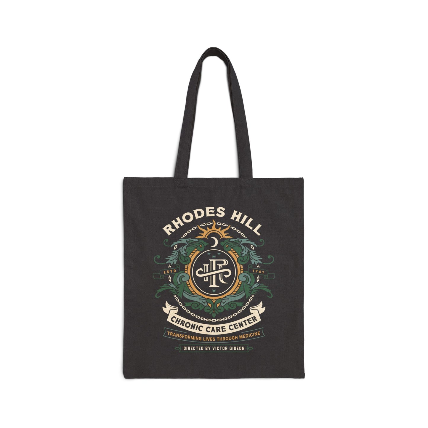 Rhodes Hill Chronic Care Center Crest Tote Bag