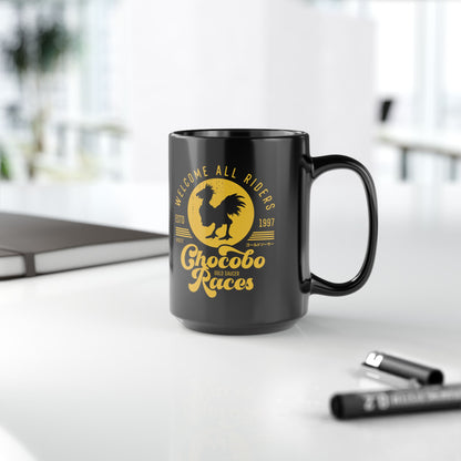Chocobo Races Crest Black Mug