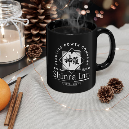 Shinra Inc Crest Black Mug