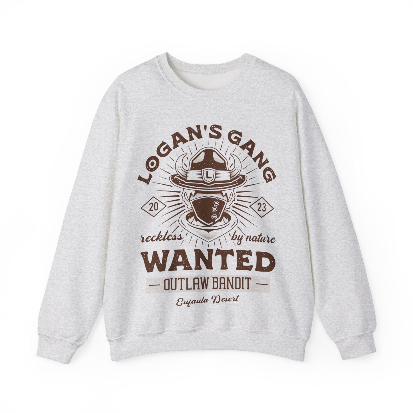 Eufaula Desert Bandit Emblem Unisex Crewneck Sweatshirt