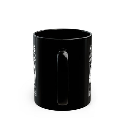 Krobus Energy Drink Grunge Black Mug