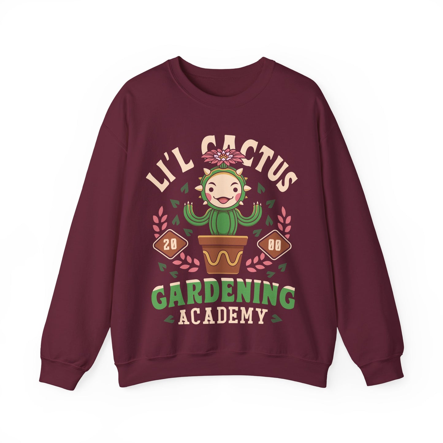 Lil Cactus Gardening Academy Crewneck Sweatshirt