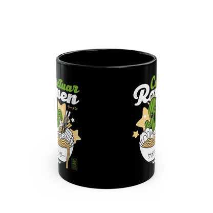 Cactuar Ramen Aesthetic Black Mug
