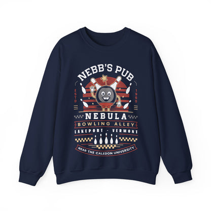 Nebb Bowling Mascot Emblem Crewneck Sweatshirt