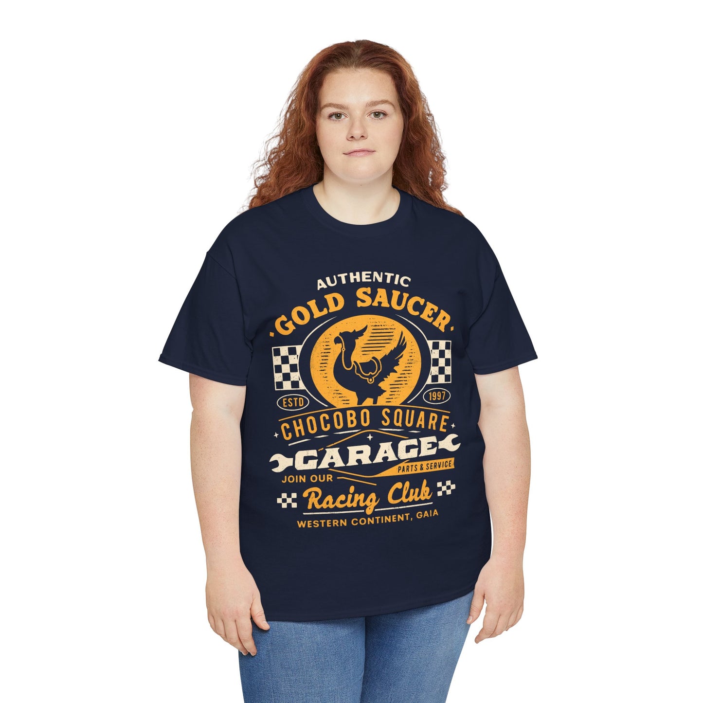 Gold Saucer Garage Vintage Unisex T-Shirt
