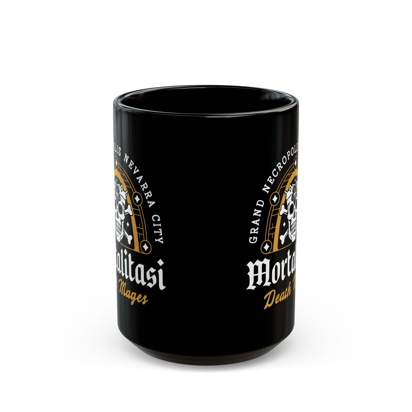 Mortalitasi Mages Emblem Black Mug