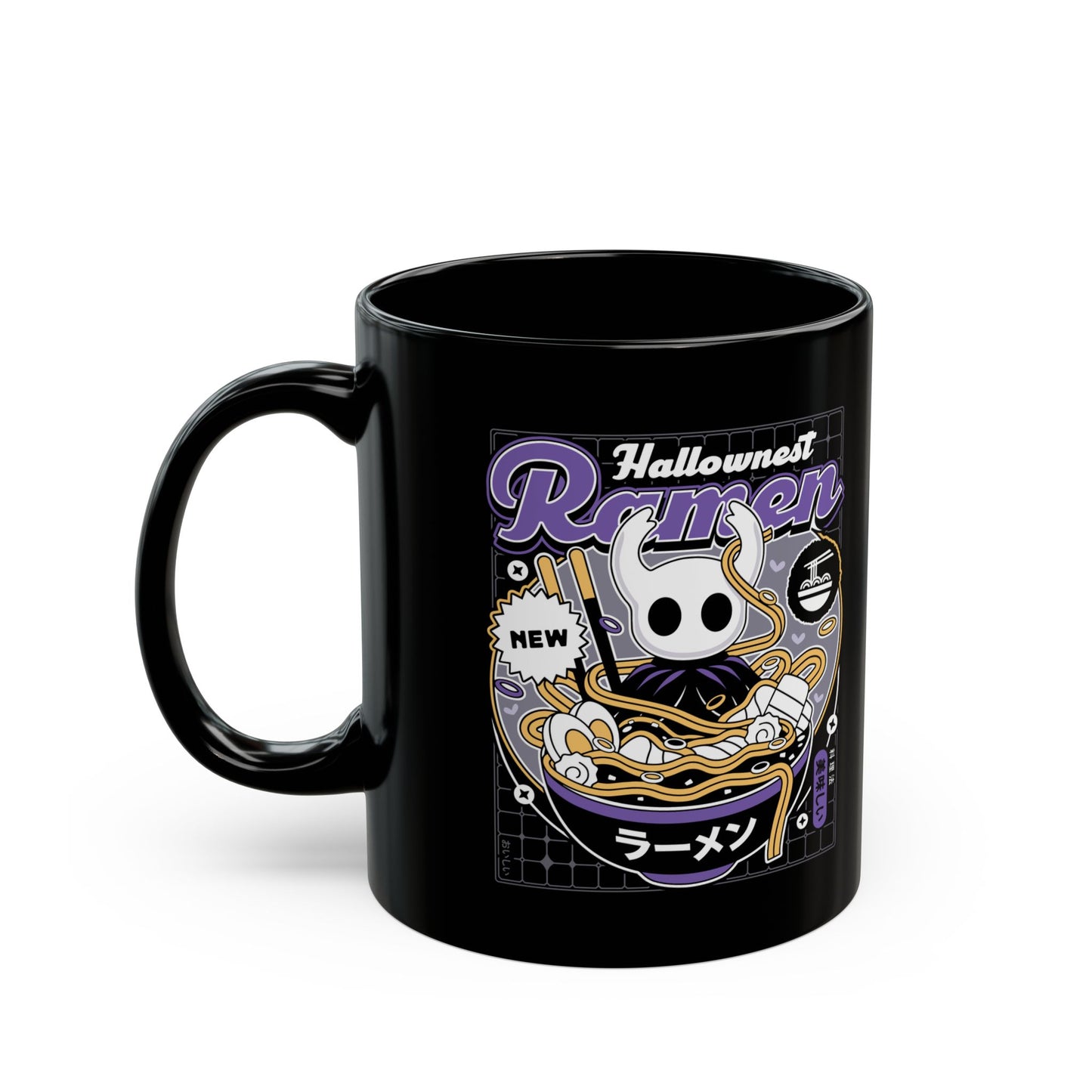 Hallownest Ramen Aesthetic Black Mug