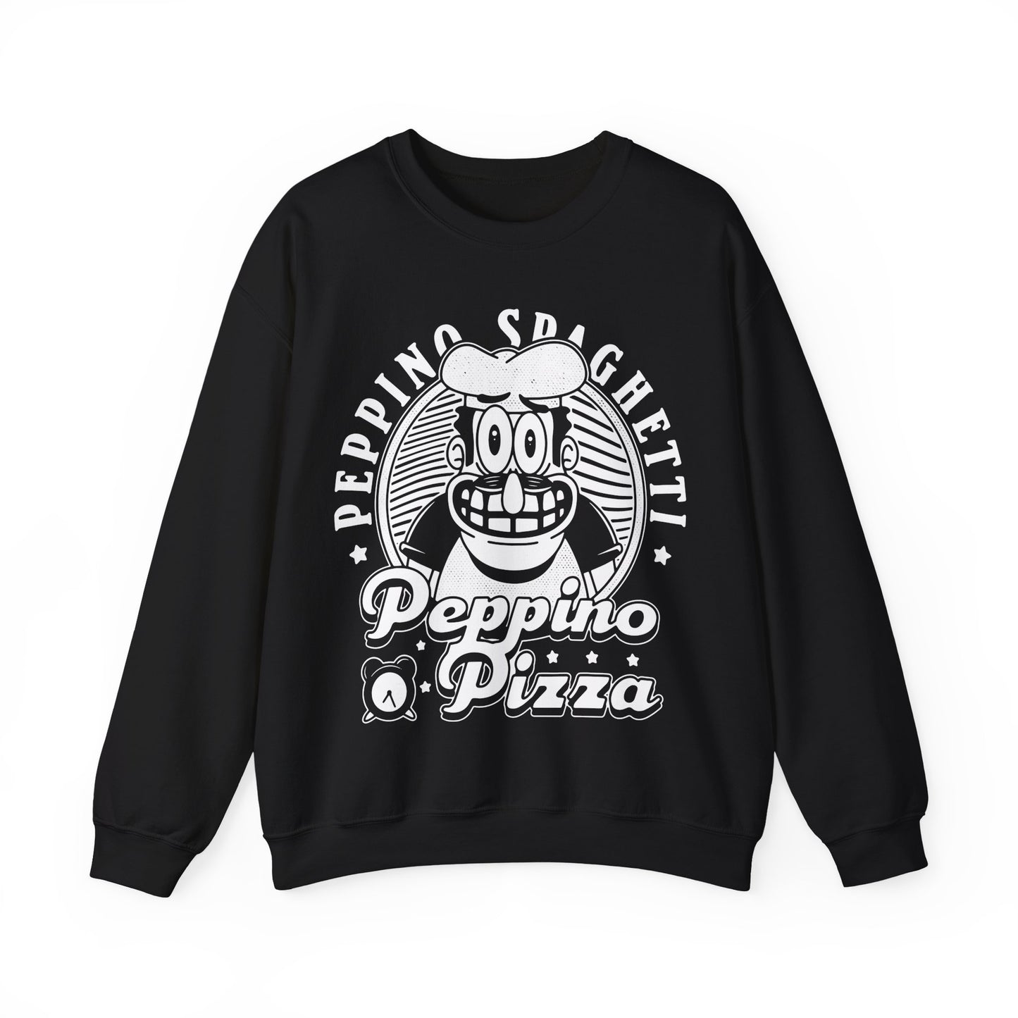 Peppino Pizza Crest Unisex Crewneck Sweatshirt