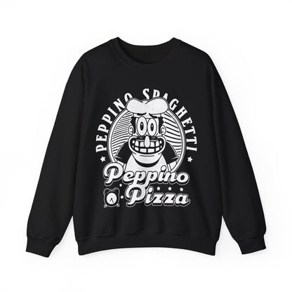 Peppino Pizza Crest Unisex Crewneck Sweatshirt