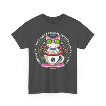 Steelport Cat Coffee Emblem Unisex T-Shirt
