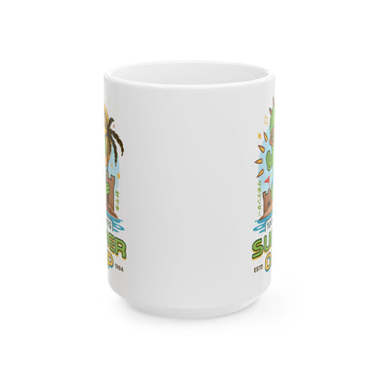 Cactuar Summer Camp Vintage Ceramic Mug