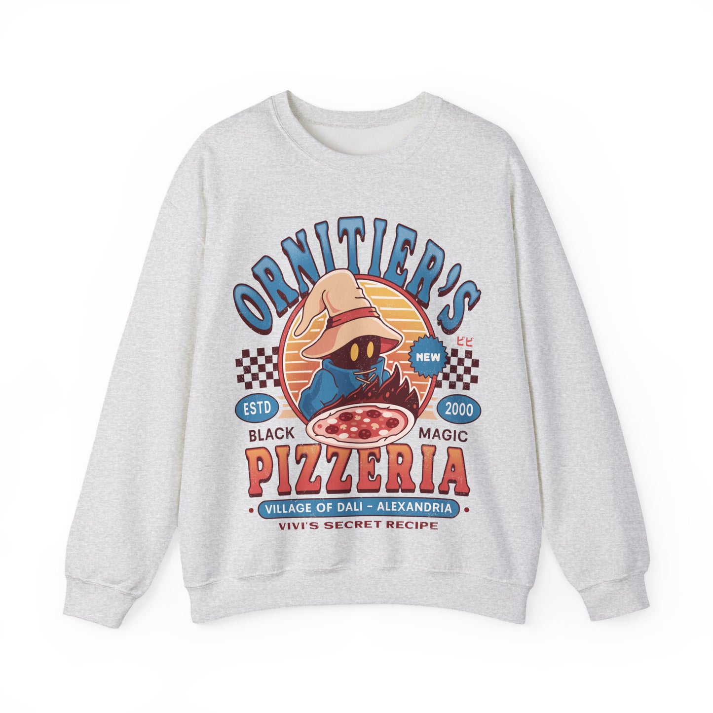 Ornitier Pizzeria Vintage Unisex Crewneck Sweatshirt