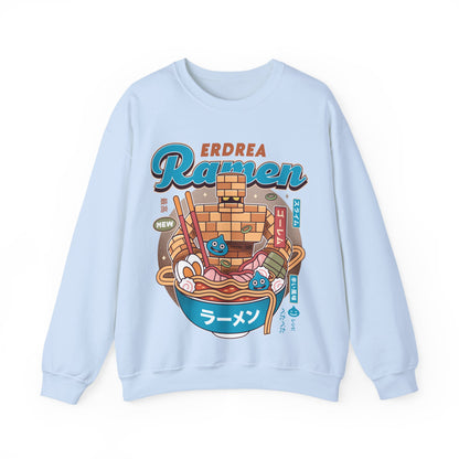 Erdrea Monsters Ramen Vintage Crewneck Sweatshirt