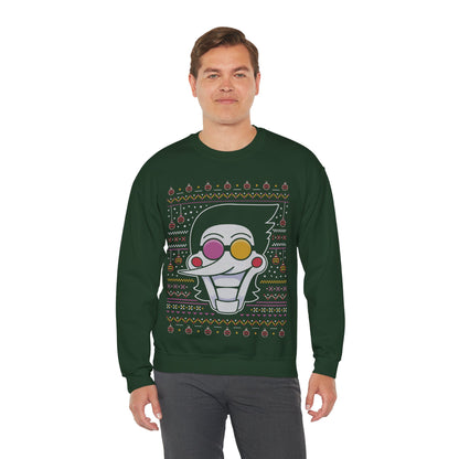 Spamton Ugly Sweater Crewneck Sweatshirt