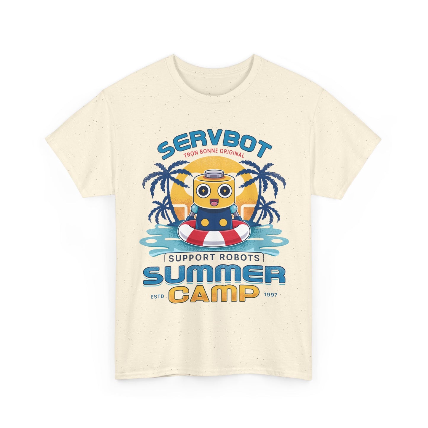 Servbot Summer Camp Vintage Unisex T-Shirt