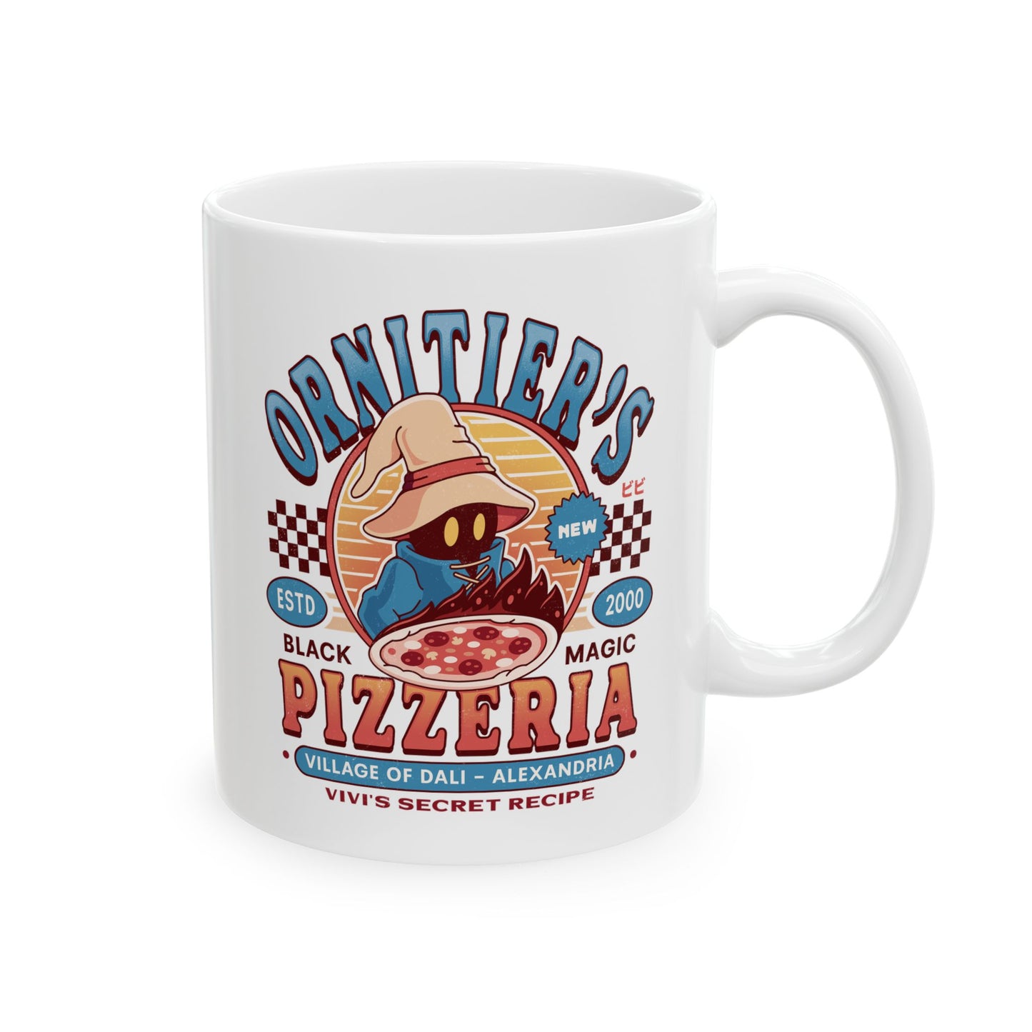 Ornitier Pizzeria Vintage Ceramic Mug