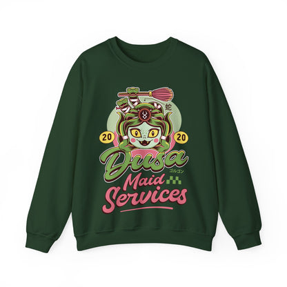 Dusa Maid Emblem Crewneck Sweatshirt