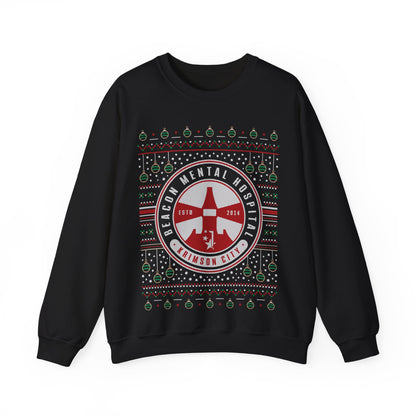 Beacon Mental Hospital Ugly Sweater Crewneck Sweatshirt