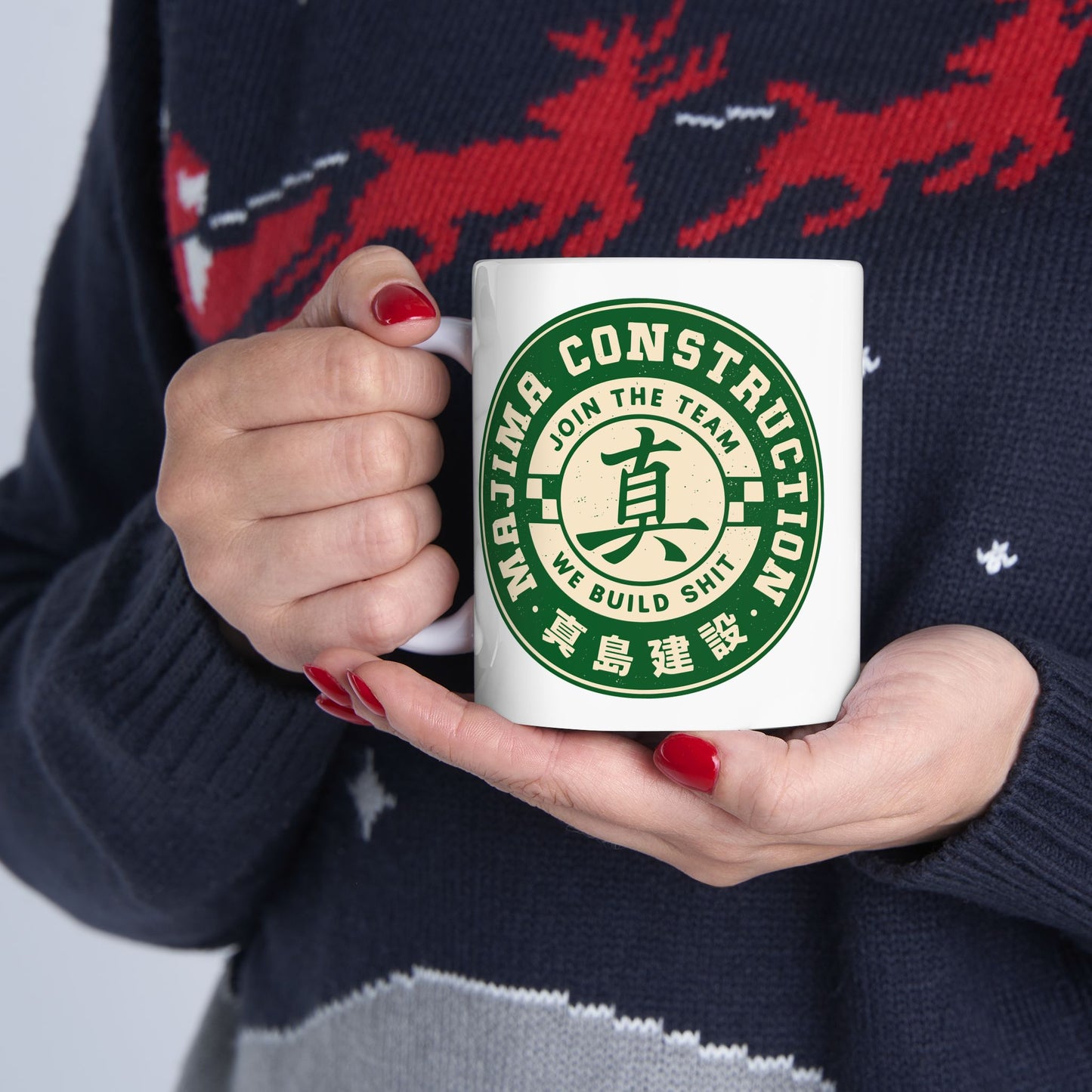 Majima Construction Emblem Ceramic Mug