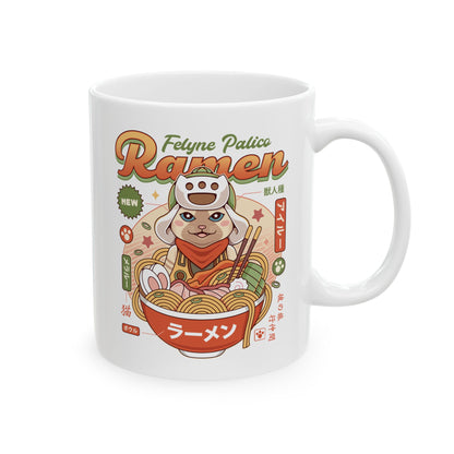 Felyne Palico Ramen Ceramic Mug