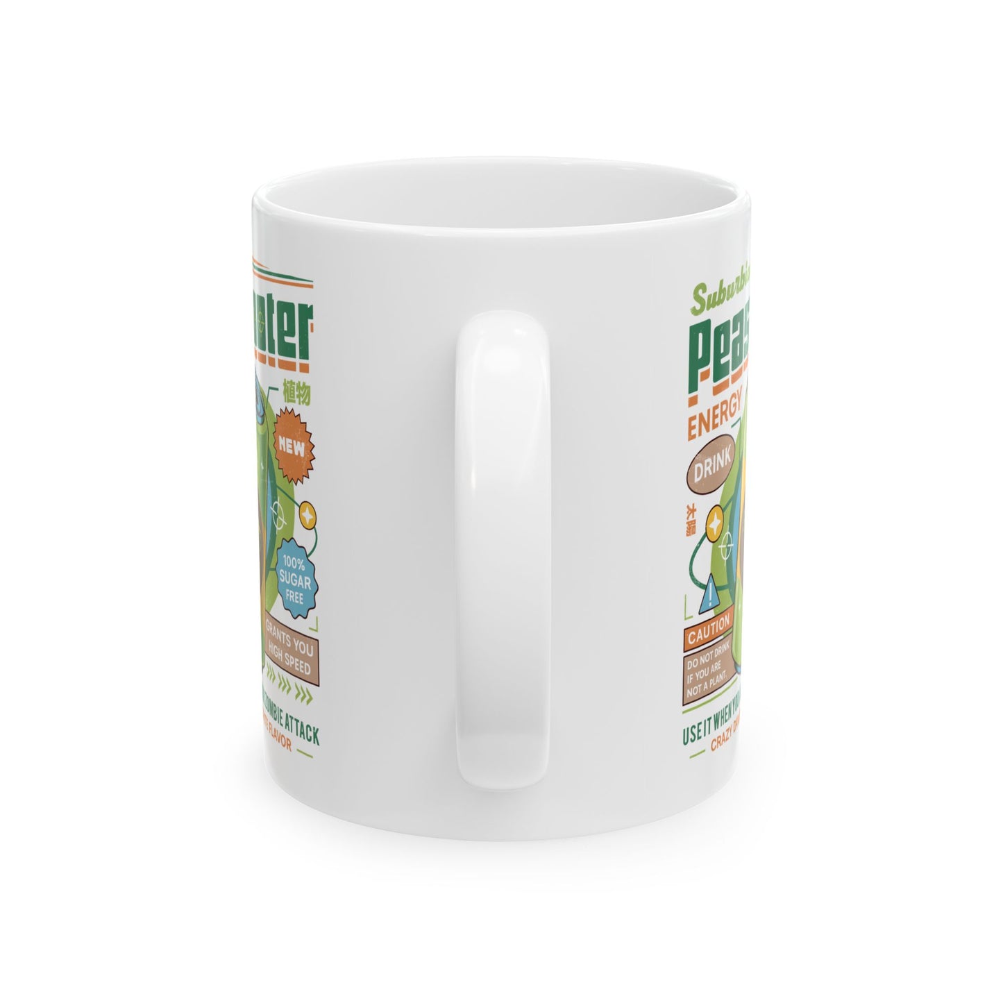 Peashooter Energy Drink Ceramic Mug