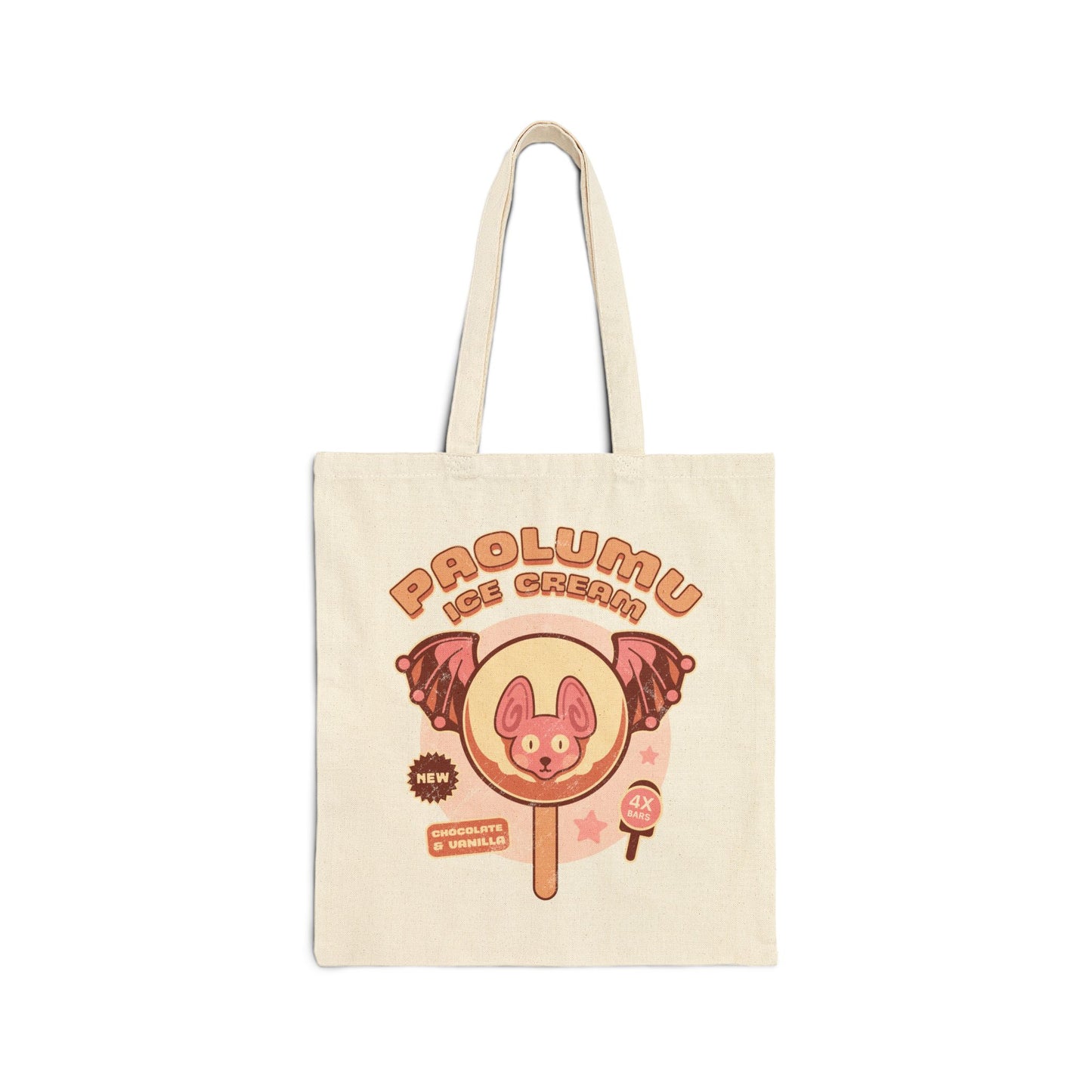 Paolumu Ice Cream Canvas Tote Bag